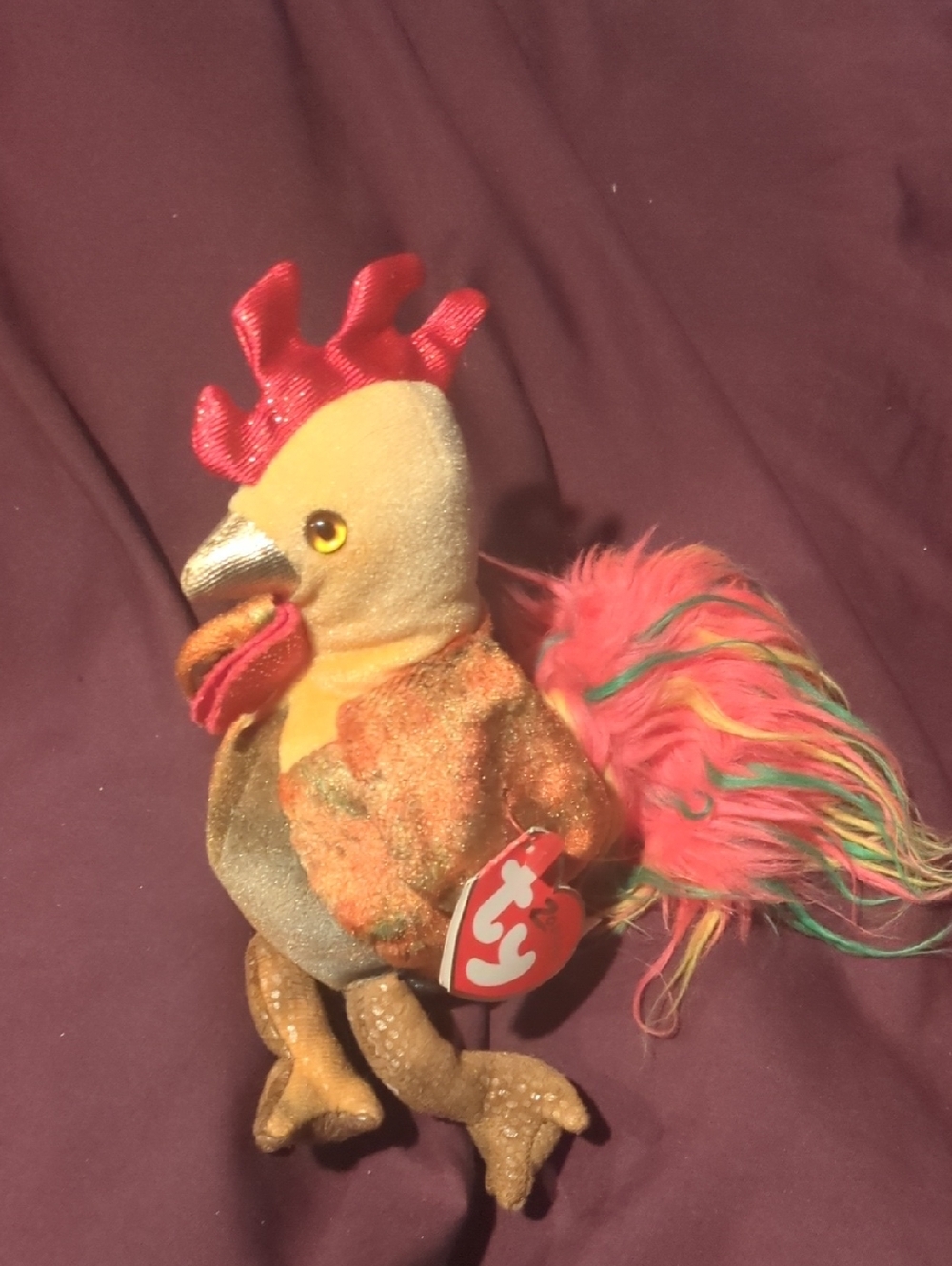 Ty Zodiac Beanie Baby Rooster NWT